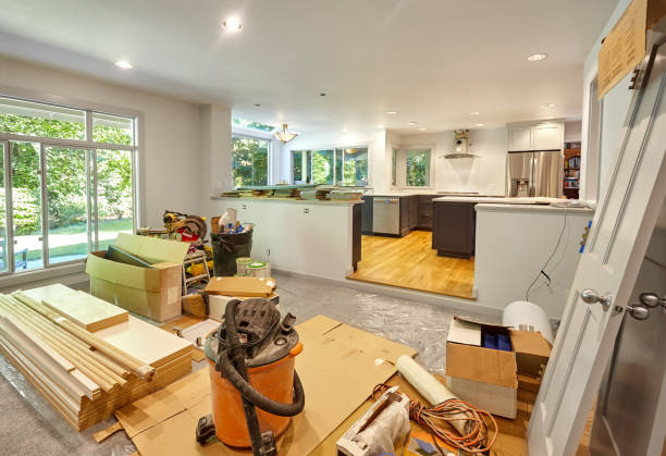 Professional Cabinet Refacing technician working in Marriottsville, MD